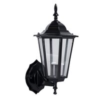 Lampa Gradina Corona Negru 1xE27 60W 