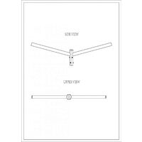 Brat Dublu Drept 180° 1.5M