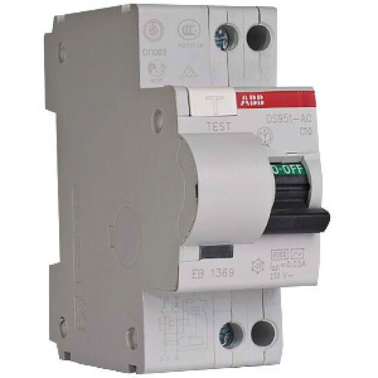  Intrerupator Diferential 6A 1P+N C 6Ka 30mA 