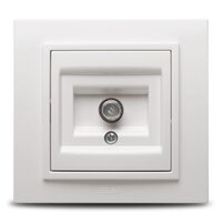 Zena Alb Priza Satelit F Conector ST