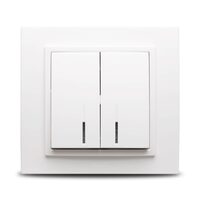 Zena Alb Comutator LED ST