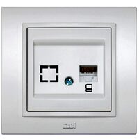 Zena Gri Metalizat Priza 1xUTP Cat6E ST