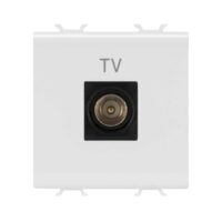 Priza TV Capat 2M Tata 9.5mm Alb
