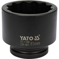 Cheie tubulară bihexagonlă de impact 85 mm 1" Yato YT-11998