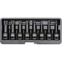 Set 8 chei tubulare de impact M5 - M18 1/2" Yato YT-1069