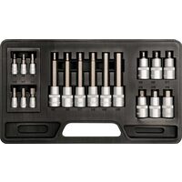 Trusa biti hexagonali 3 - 12 mm, 18 piese Yato YT-7752