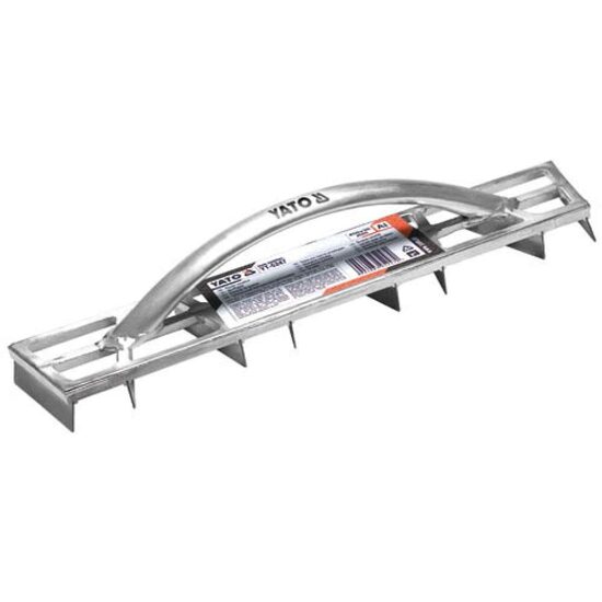 Gletiera aluminiu nivelare cu dinti 450x90 mm Yato YT-5247