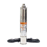 Pompa submersibila apa curata de adancime Ruris Aqua 40,corp inox, 750 W, 30 l/min debit apa, 100 m inaltime refulare, 15 m adancime absorbtie