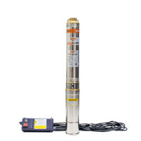 Pompa submersibila apa curata de adancime Ruris Aqua 890,corp inox, 750 W, 4m³/h debit apa, 79 m inaltime refulare, 10 m adancime absorbtie