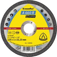 Disc taiere inox A 660 R SUPRA 125x22.2x1mm Klingspor 328906