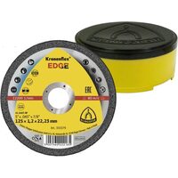 Disc de debitare EDGE 125x1.2x22.23mm pentru otel inoxidabil, otel, aluminiu, Klingspor 355379