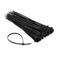 Brida colier de plastic (soricel) 300mmx4.8mm 100buc./pg negru Valcor VLC13010
