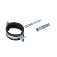 Colier metalic pentru tevi cu garnitura de cauciuc si diblu cu prezon 1 1/4 toli