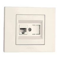 Priza de date CAT6 Grano ST Natural  Crem Ovivo 400-020300-229