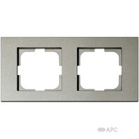 Rama dubla 2M Grano ST Metalic antracit Ovivo 400-130000-226