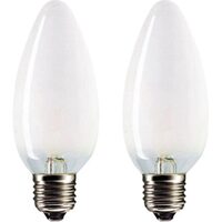 Bec lumanare E27 25W mat (2buc/set) B35 Philips