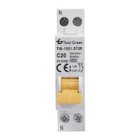 Siguranta intrerupator automat 20A 1P+N 4.5Ka Total Green TG-1031.0720