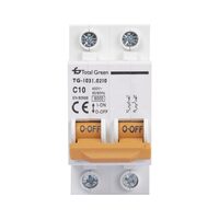Siguranta intrerupator automat 10A 2P 6Ka Total Green TG-1031.0210