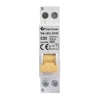 Siguranta intrerupator automat 25A 1P+N 4.5Ka Total Green TG-1031.0725