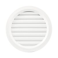 Rama aerisire plastic rotunda 140 alb TE-MA