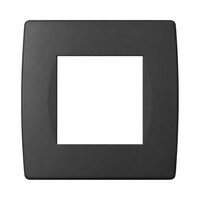 Rama soft 2 module negru mat, modular, Tem OS20SB