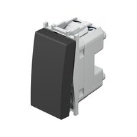 Intrerupator cap scara 1 module negru, modular, Tem SM60SB-B