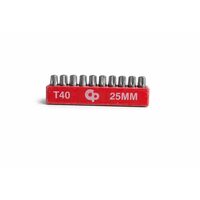 Bit T40 25 mm 10buc/set