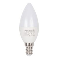 Bec LED lumanare B35 E14 6W lumina calda LC 3000K (include taxa timbru verde 0.40 lei) Valcor VLC11001