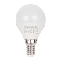Bec LED sferic G45 E14 6W lumina calda LC 3000K (include taxa timbru verde 0.40 lei) Valcor VLC11005