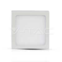 Panou LED 12W montaj la suprafata Premium Patrat Alb V-Tac SKU-4915 VT-1205SQ
