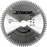 Pânză fierăstrău circular pentru aluminiu cu 72 dinti 210 x 30 x 1.6 Sthor 08853