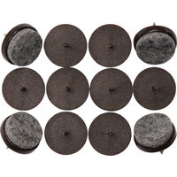 Set 12 piciorușe pâslă pentru mobilă 24 mm Vorel 74922
