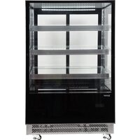 Vitrina frigorifica cu refrigerare 400L negru Yato YG-05045