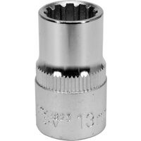 Cheie tubulara spline 1/2" 13mm x 38 mm Yato YT-14825
