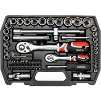 Trusă tubulare și biți 1/2" 1/4" 72 BUC Yato YT-38782