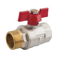 Robinet trecere fluture alama bronz bz trecere 1 FI-FE PN25