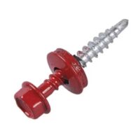 Surub tabla autoforant pentru lemn cap hexagonal 4.8x70mm RAL 3011 Gbo 100buc/cut