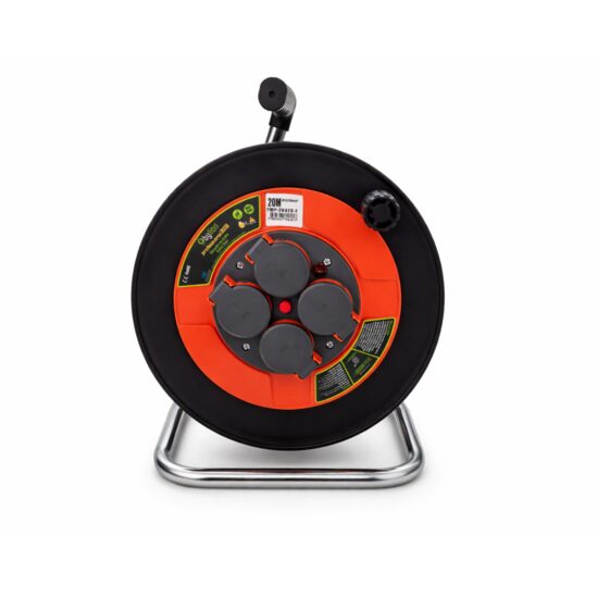 Derulator profi cu cablu 3x2.5 20m IP44 Pplus