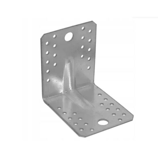 Coltar perforat ramforsat otel zincat pentru lemn 90x90x65mm