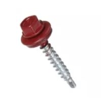 Surub tabla autoforant pentru lemn cap hexagonal 4.8x20mm RAL 3011 Gbo 250buc/cut