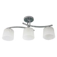 Lustra Nora Crom+Alb 3xE27 60W