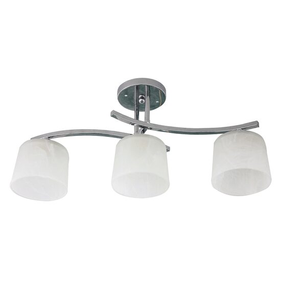 Lustra Nora Crom+Alb 3xE27 60W