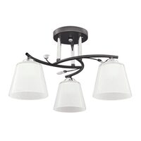 Lustra Valentine Crom+Negru+Alb 3xE27 60W