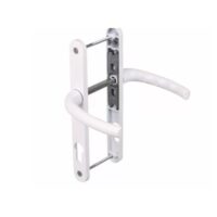 Set manere aluminiu pentru usi PVC de exterior 85mm finisaj alb , blister , Yale 35-A023-2P-85-5001