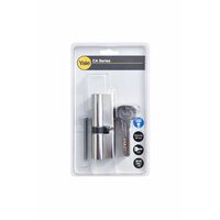 Cilindru siguranta alama nichelat 30x30mm 5 chei cu amprenta Yale 1000 A 01 CAN 30X30