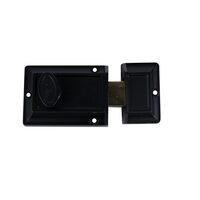 Broasca (yala) aplicata pentru usi de exterior cu cilindru 3 chei vopsita negru Yale V564 MB