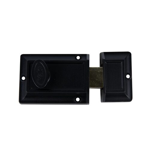 Broasca (yala) aplicata pentru usi de exterior cu cilindru 3 chei vopsita negru Yale V564 MB