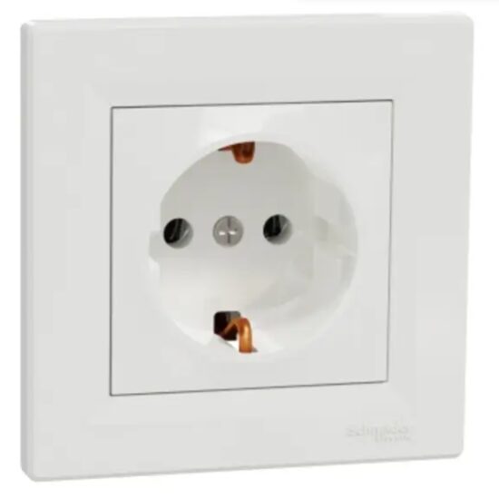 priza italiana Priza simpla ST 16A alb Asfora Schneider EPH2900121