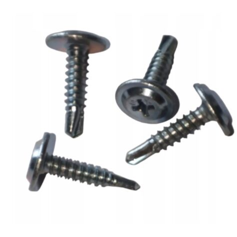 oral b Surub autoforant pentru metal cap plat si saiba GM-B 4.2x19mm zincat Gbo 500buc/cut