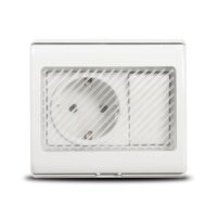 Modul priza si intrerupator PT IP55 Total Green 1205.102